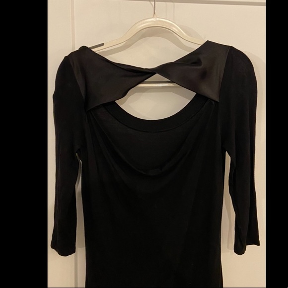 2009-2012 est B’leev scoop back dress w satin twist detail-M - Picture 4 of 6